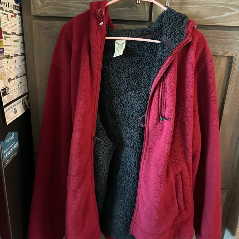 Fuzzy winter jacket
